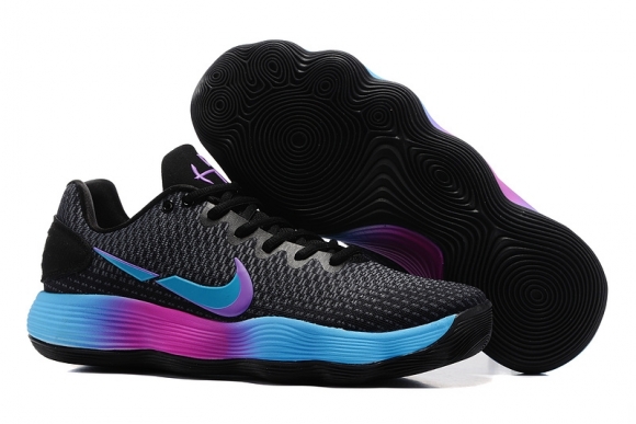 Nike Hyperdunk 2017 Low Noir Pourpre Bleu