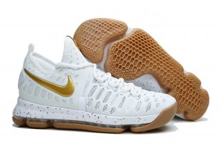 Nike KD IX 9 Blanc Métallique Or