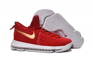Nike KD IX 9 Rouge Métallique Or