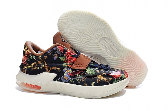 Nike KD VII 7 "Ext Floral" Noir Marron (726438-400)