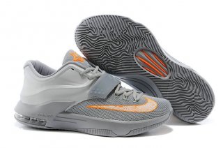 Nike KD VII 7 "Texas" Métallique Argent Orange