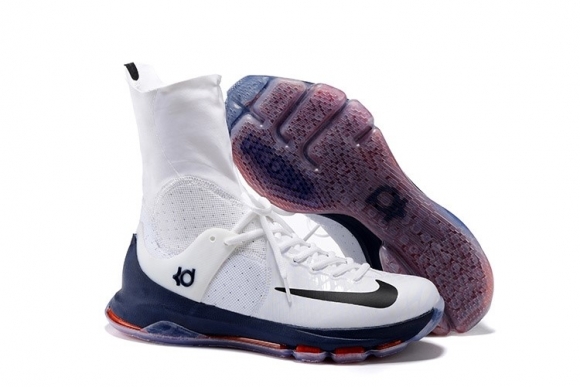 Nike KD VIII 8 Elite Uconn Whitenavy Red