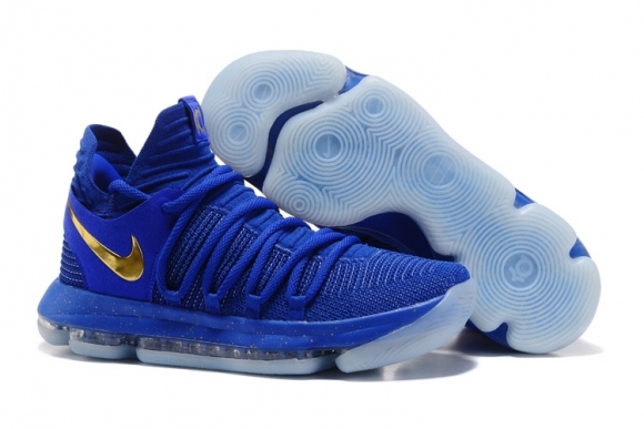 Nike KD X 10 "Finals" Pe Bleu Or