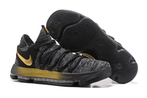 Nike KD X 10 Noir Métallique Or