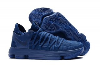 Nike KD X 10 Triple Bleu