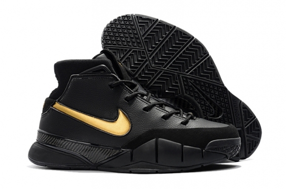 Nike Kobe 1 Protro Noir Métallique Or