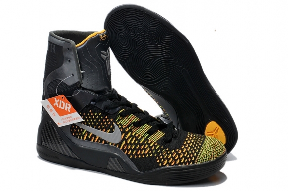 Nike Kobe IX 9 Elite "Inspiration" Noir Métallique Argent