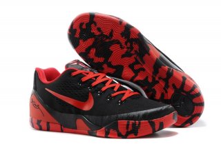 Nike Kobe IX 9 Low Em Rouge Noir