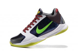 Nike Kobe V 5 Blanc Gris Vert