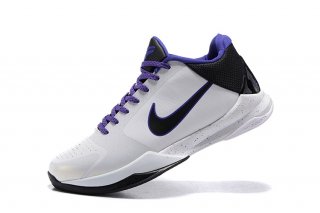 Nike Kobe V 5 Blanc Noir Pourpre