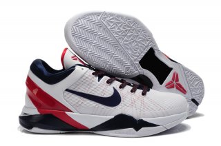 Nike Kobe VII 7 "Usa" Blanc Rouge Marine
