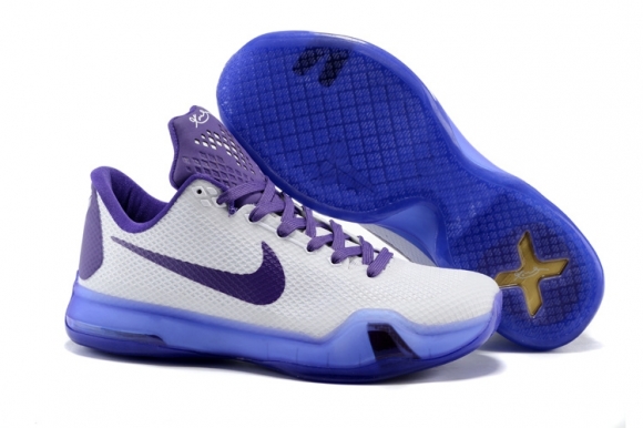 Nike Kobe X 10 Blanc Pourpre