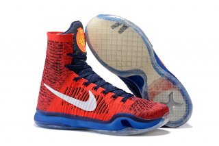 Nike Kobe X 10 Elite High "American" Rouge Blanc