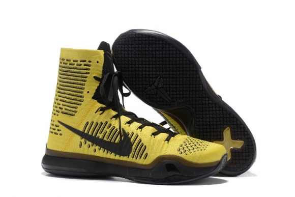 Nike Kobe X 10 Elite High "Opening Night" Jaune Noir