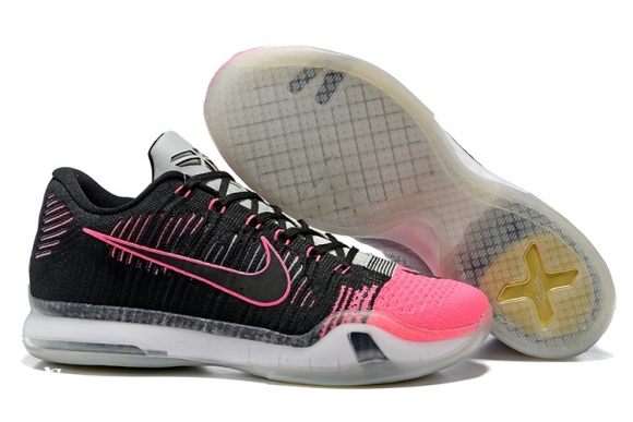 Nike Kobe X 10 Elite Low "Mambacurial" Noir Gris Rose