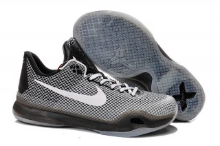 Nike Kobe X 10 Gris Noir Blanc