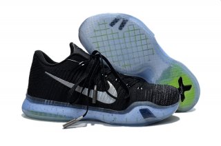 Nike Kobe X 10 Low Elite "Htm Mamba Arrowhead" Noir Blanc Volt