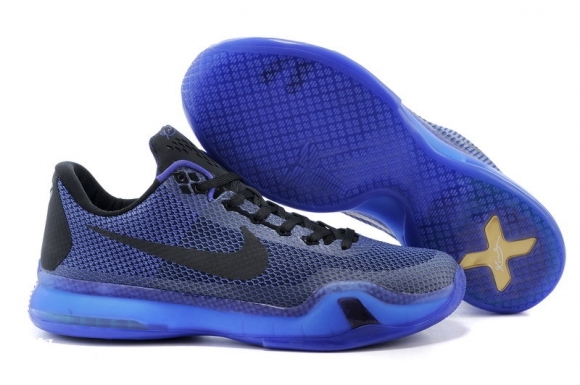 Nike Kobe X 10 Pourpre Noir Bleu