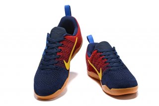 Nike Kobe XI 11 Bleu Rouge Jaune