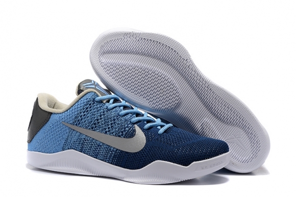 Nike Kobe XI 11 "Brave Bleue" Bleu Métallique Argent