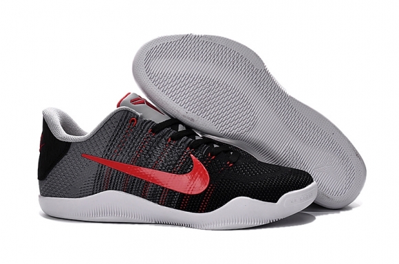 Nike Kobe XI 11 Elite "Tinker Muse" Gris Noir Rouge