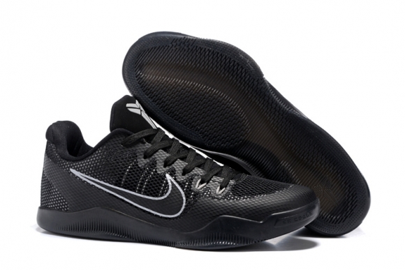 Nike Kobe XI 11 Em Noir Argent Rouge