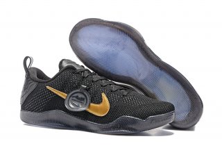 Nike Kobe XI 11 Ftb "Black Mamba" Noir Métallique Or