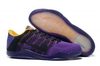 Nike Kobe XI 11 Pourpre Noir Jaune