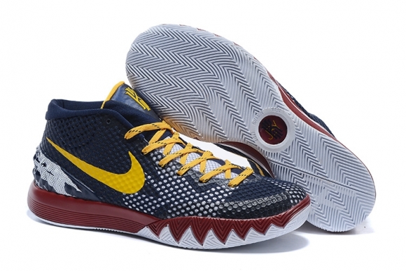 Nike Kyrie Irving I 1 Marine Rouge Jaune