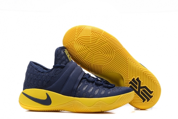 Nike Kyrie Irving II 2 Flyknit Marine Jaune