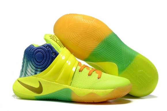 Nike Kyrie Irving II 2 Marine Vert Jaune