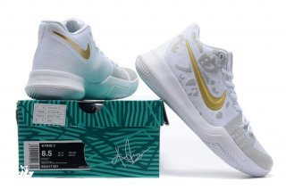 Nike Kyrie Irving III 3 Flyknit Blanc Or