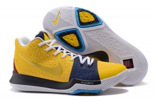 Nike Kyrie Irving III 3 Jaune Marine Blanc