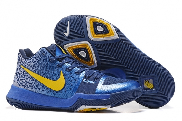 Nike Kyrie Irving III 3 Marine Bleu Jaune