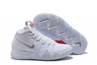 Nike Kyrie Irving IV 4 Blanc Rouge Argent