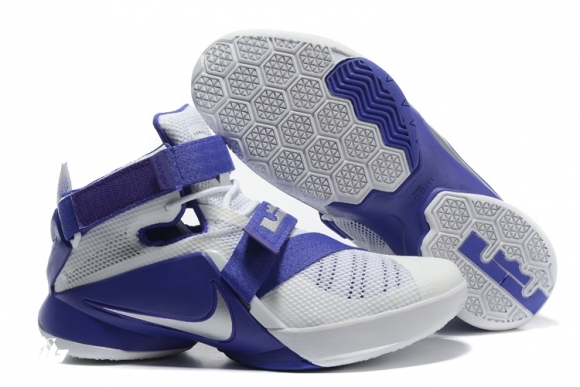 Nike Lebron Soldier IX 9 Blanc Pourpre