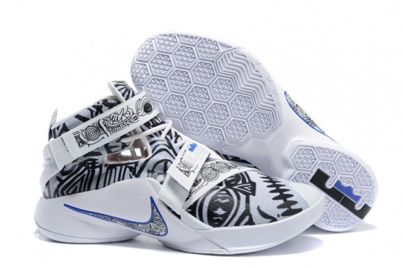 Nike Lebron Soldier IX 9 "Freegums" Blanc Noir