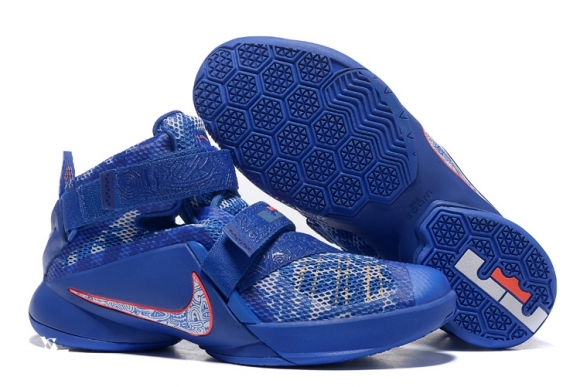 Nike Lebron Soldier IX 9 "Freegums" Bleu