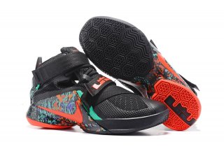 Nike Lebron Soldier IX 9 Noir Orange Vert