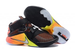 Nike Lebron Soldier IX 9 "Rise" Noir Jaune Orange