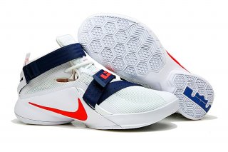 Nike Lebron Soldier IX 9 "Usa" Marine Rouge Blanc