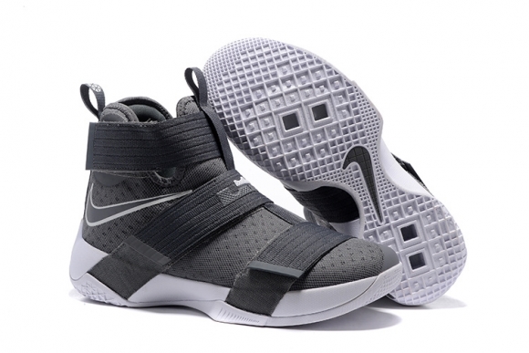 Nike Lebron Soldier X 10 Gris Argent Blanc