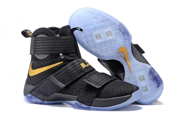 Nike Lebron Soldier X 10 Noir Métallique Or