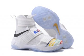 Nike Lebron Soldier X 10 "The Academy" Blanc Rouge Jaune