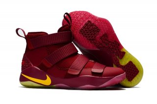 Nike Lebron Soldier XI 11 Enfant "Cavs" Rouge Jaune