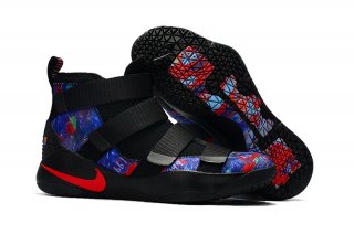 Nike Lebron Soldier XI 11 Enfant Noir Bleu Rouge