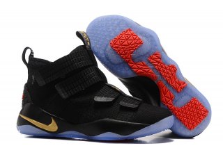 Nike Lebron Soldier XI 11 Noir Or Rouge