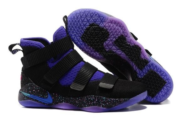 Nike Lebron Soldier XI 11 Noir Pourpre Multicolore