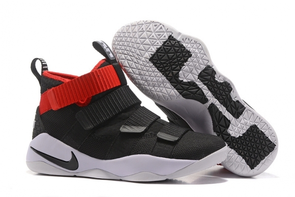 Nike Lebron Soldier XI 11 Noir Rouge Blanc