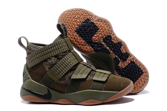 Nike Lebron Soldier XI 11 Olive Noir